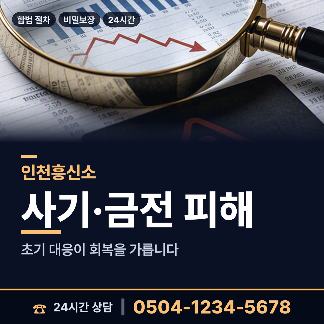 인천 계산4동 계약사기조사 상담 안내